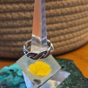 Sterling Silver Ring With A Braided Design
